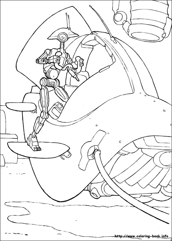 Star Wars coloring picture